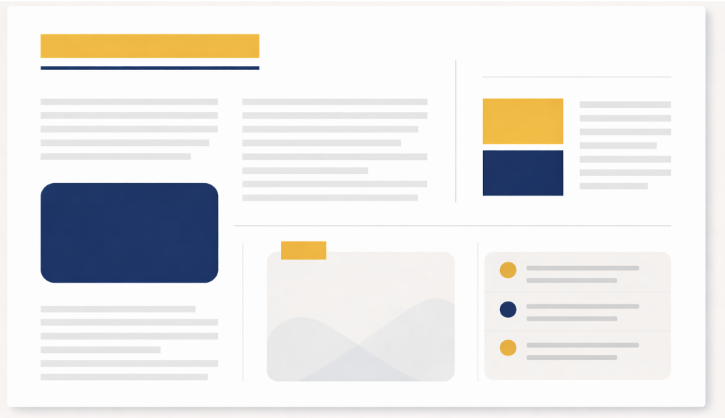 StudiVis visual layout